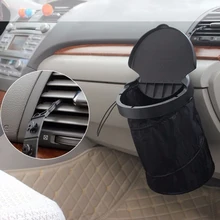 Автомобильный мусорный ящик портативный мешок для мусора складной держатель мусора мусорный ящик Автомобильный Органайзер сумка для хранения ящик для отходов автомобильные аксессуары