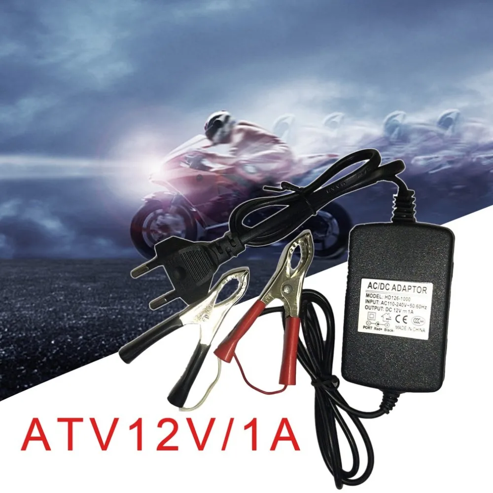 

New Auto Car Motorcycle ATV DC 12V/1A 15W Universal Portable Multi-mode Rechargeable Battery Charger Tender Maintainer Hot Sale
