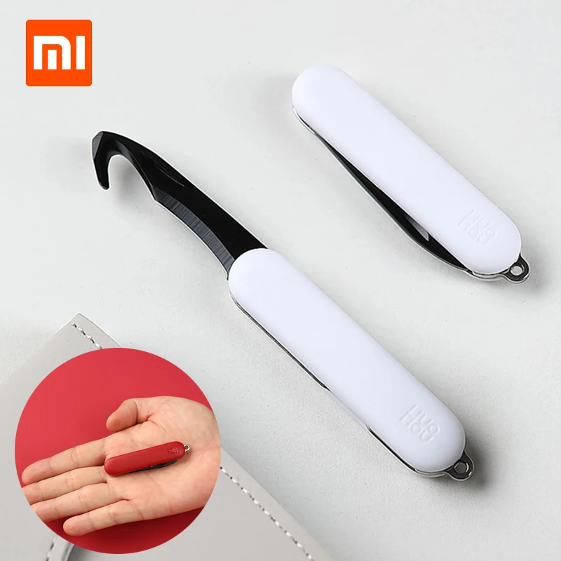 Мини нож Xiaomi Huohou для распаковки инструмент резки кемпинга открытый пакет клипса