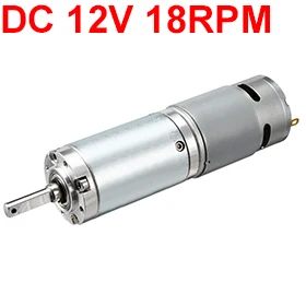

Uxcell Newest 1PCS 44MM DC 12V 18RPM Carbon Brushe Planetary Gear Motor High Torque Speed Reducer with Metal Gears DIY Replace