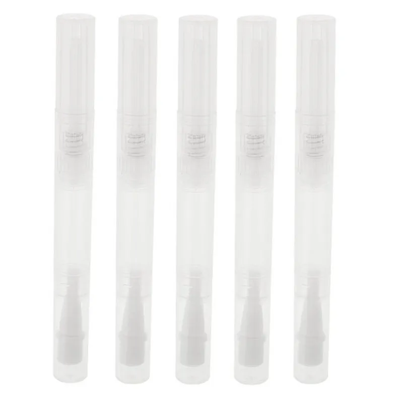 

5pcs 3ml Empty Transparent Twist Pen Cosmetic Container Lip Gloss Eyelash Growth Liquid Nail Nutrition Oil Pens Wholesale