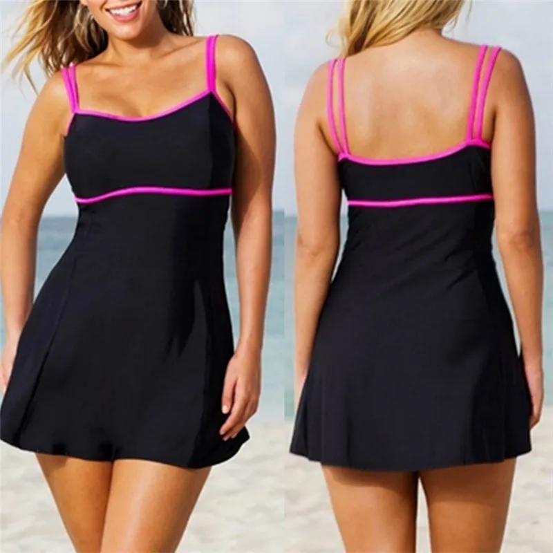 

5XL Women Tankini Plus Size Swimsuits 3XL 4XL Large Size Swimwear High Waist Two Piece Bathing Swim Suit Skirt with Shorts