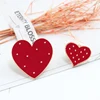 2pcs/set Cartoon Red Big Small Heart Enamel Pins Cute Women Brooch Denim Jackets Lapel Pin Decoration Badge Fashion Jewelry Gift ► Photo 2/6