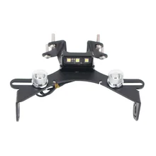 Мотоцикл номерной знак рамка пластина Держатель кронштейн с светодиодный светильник для YAMAHA MT-09 Tracer/FJ-09