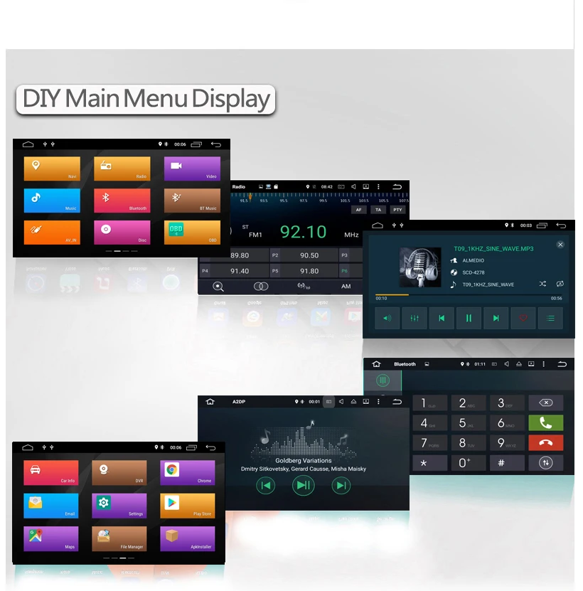 Perfect IPS HD Android 8.1 Quad Core 2 din Car DVD Player For Opel Corsa Vectra C D Meriva Vivaro Tigra Signum Radio GPS Navi 4G WIFI 6