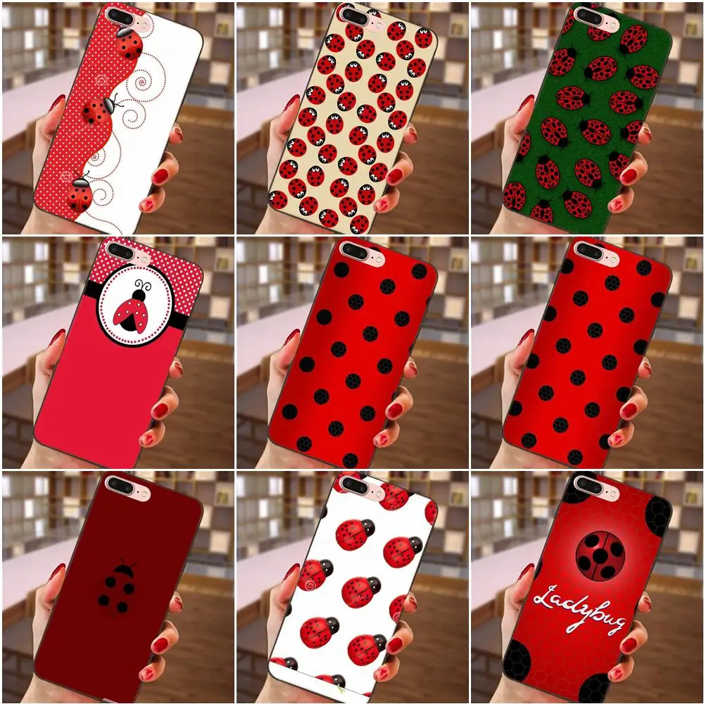 

Red Ladybug For Galaxy C5 C7 J1 J2 J3 J330 J5 J6 J7 J730 2017 Ace Core Duo Max Mini Plus Prime Pro Tpu Soft Rubber Phone Case