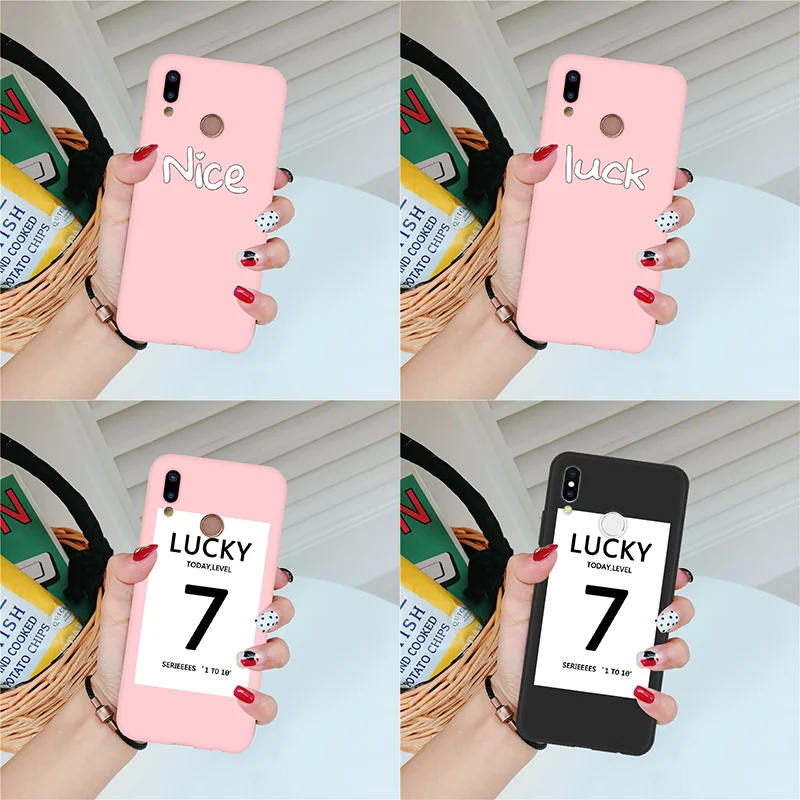 

TPU Matte Cover For Huawei P20 P30 P8 P9 P10 Pro Lite 2017 P Smart 2019 Enjoy 8E Nova 2 Lite 2i 3 3i 3e 4 4e Simple Pattern Case
