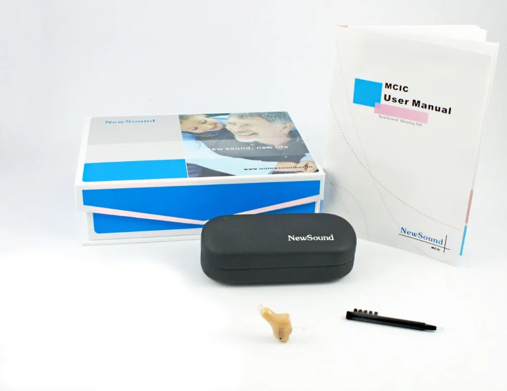 Слуховой аппарат In ear MCIC Tactear 801 Маленький цифровой усилитель звука 8 каналов готов