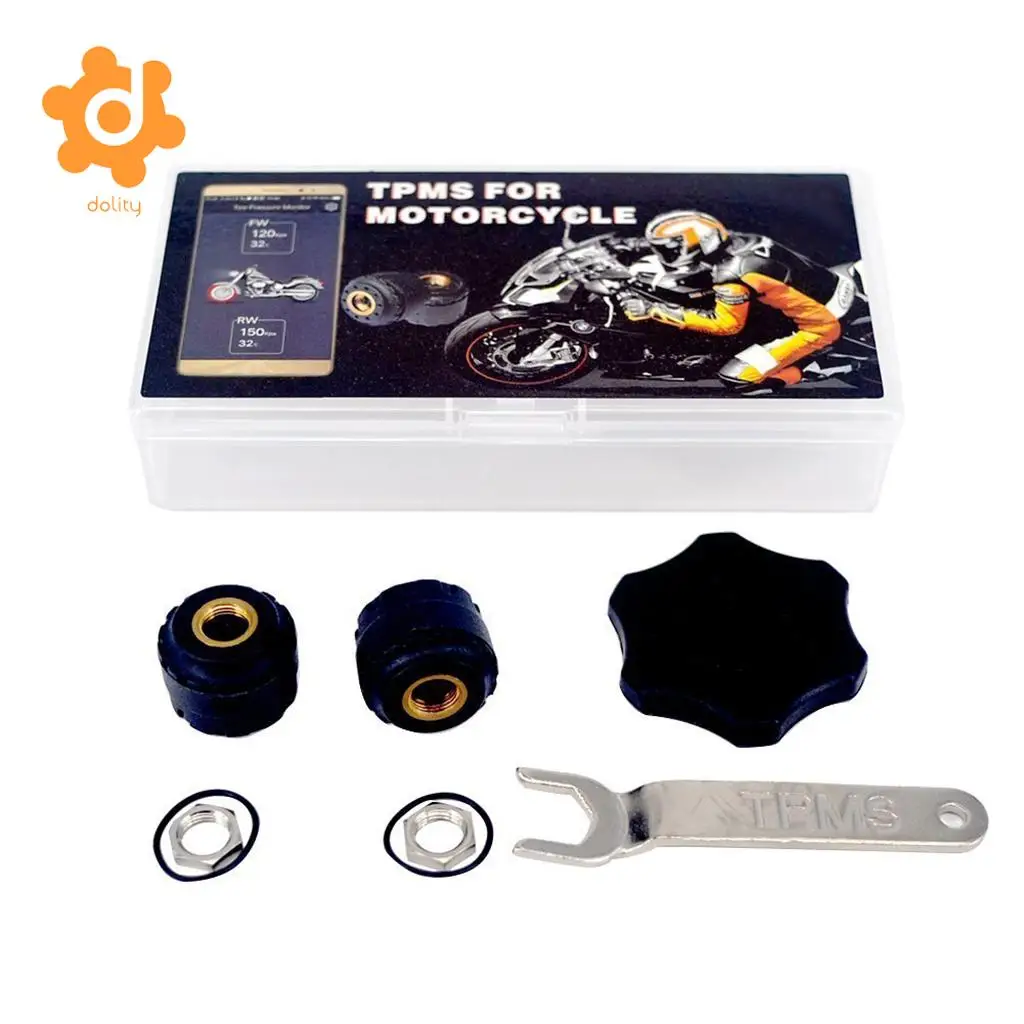 

Motorcycle Bluetooth Tire Pressure Monitor System TPMS Smart Phone Display( Bluetooth 4.0 or Above)