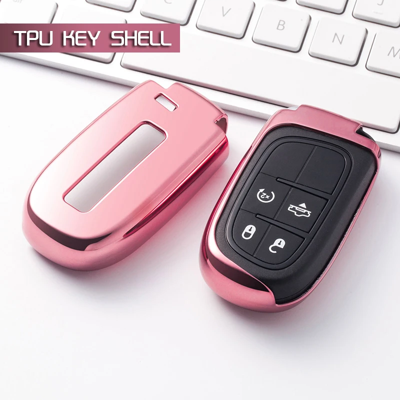 

Car Remote TPU Key Cover Protection Case For Dodge Journey Charger for Jeep Renegade Grand Cherokee for Chrysler 200 300