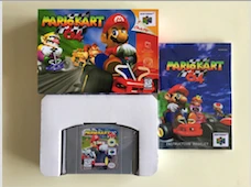 

64 Bit Games** MarioedKart 64 ( USA Version!! box+manual+cartridge!! )