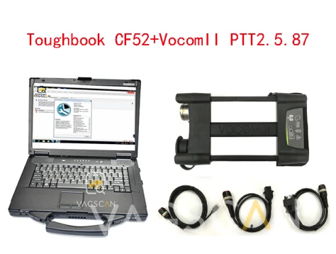 Vocom II 88894000 tech 2+ APCI PTT 2.5.87/PTT 2,7 tech Инструмент для volvo truck диагностический инструмент - Цвет: CF52 Genuine Vocomii