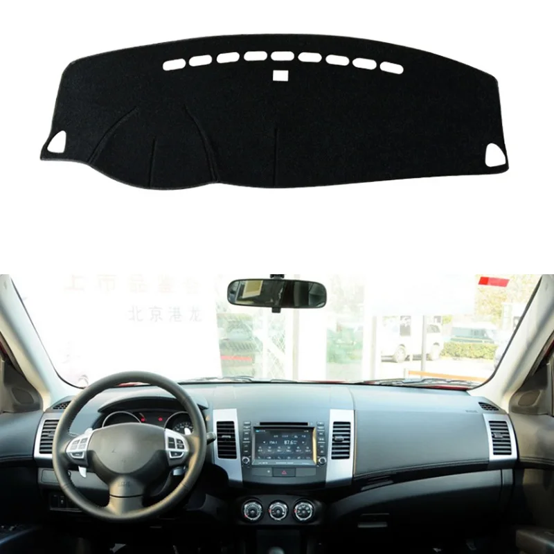 

For Mitsubishi Outlander 06 2007 2008 2009 2010 2011 2012 2013-2018 Carpet Anti-UV Dashboard Mat Pad Sunshade Instrument Carpet