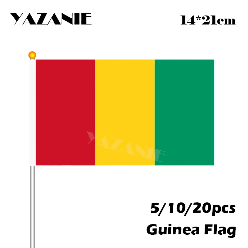 YAZANIE 14*21 см 5/10/20 шт. Национальный флаг страны полиэстер маленький размер Летающий