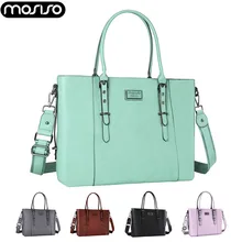 MOSISO женская сумка из искусственной кожи для ноутбука 15 15,6 дюймов HP Dell Acer сумка на плечо для ноутбука Macbook Pro Retina13 15