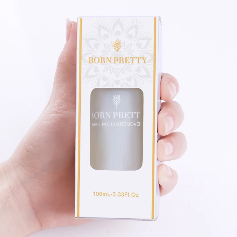 

100ml BORN PRETTY Cosmetic Nail Acrylic UV Gel Polish Remover Cleanser Plus Nail Brush Cleaner Manicure Beauty Tool Accessories