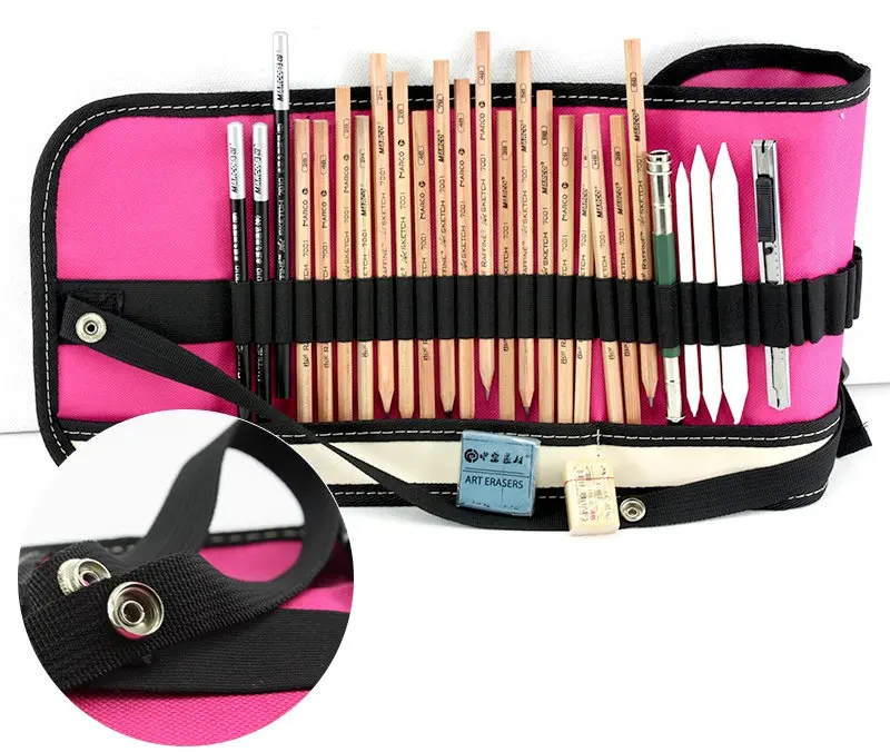 Marco живопись tool box Изобразительное искусство рисования карандашами Sketching Set+ 36 отверстиями сумка