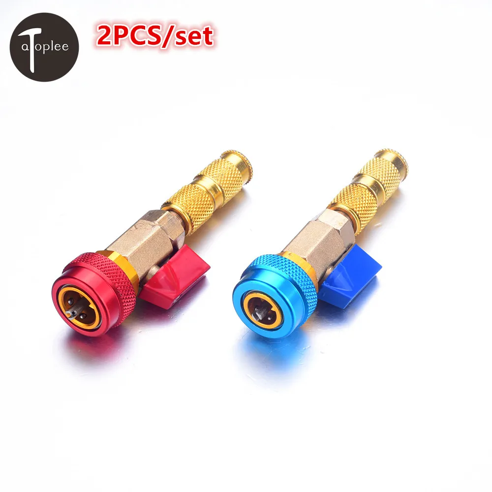2PCS/set Air Conditioning R134A Valve Core Quick Remover Installer Tool