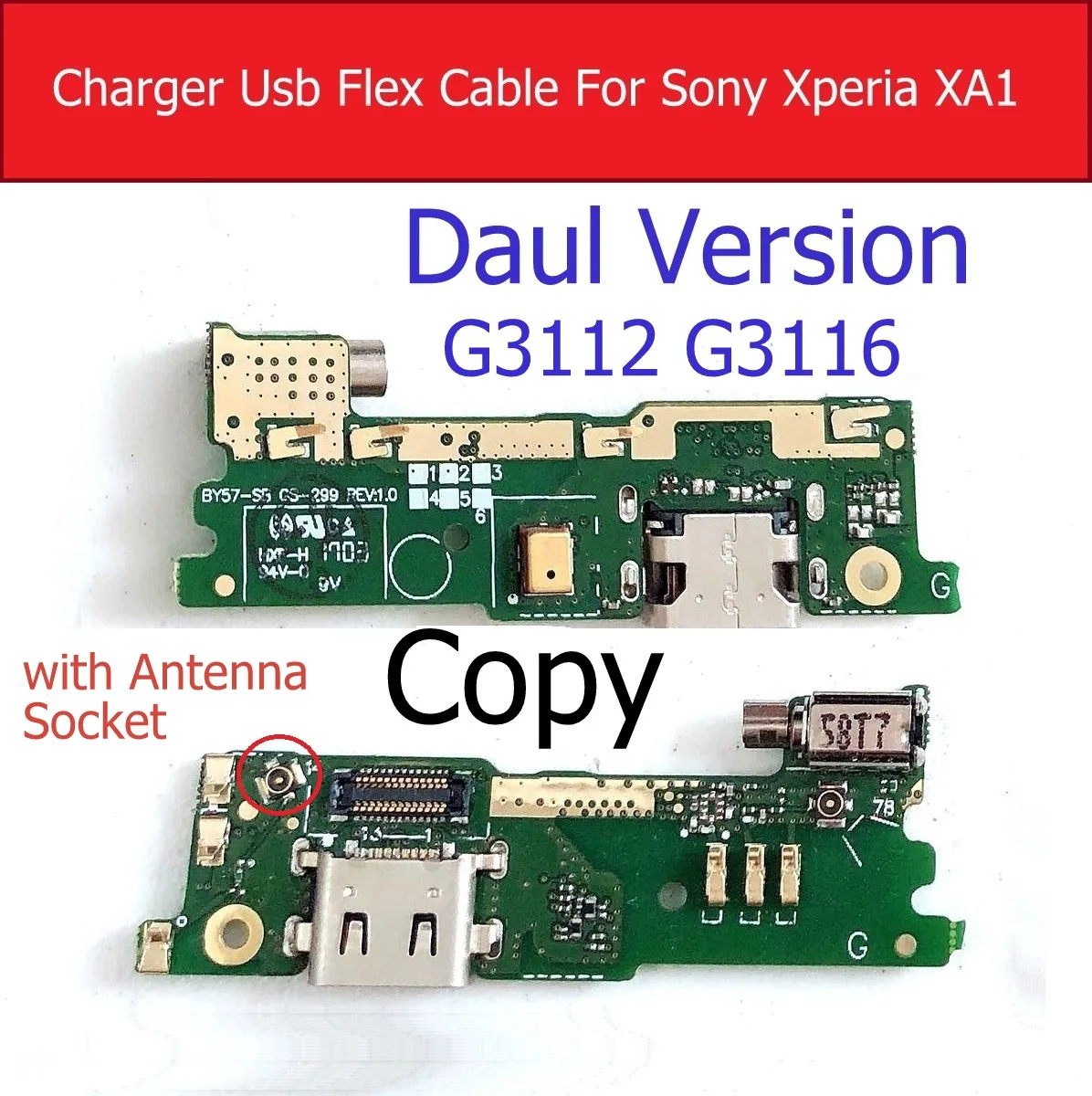 Зарядное устройство USB плата для sony Xperia XA/XA1/XA1 Ultra/XA2 Ultra/XA1 Plus G3121/G3112/G3421/G3412/F3111 зарядная док-станция