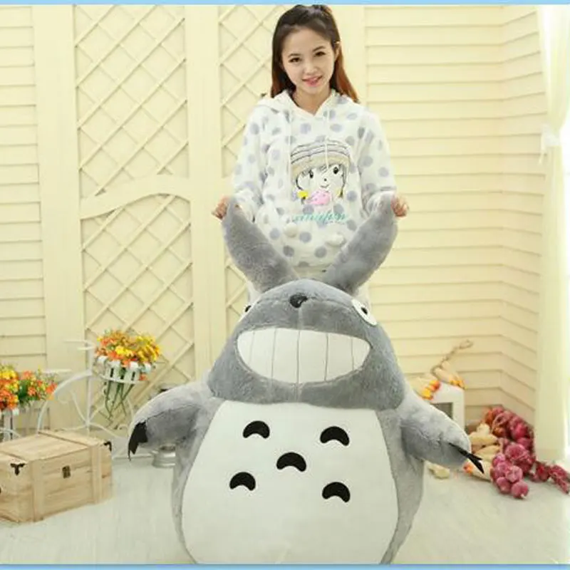 Hotest 120cm Totoro Plush Toys  Huge Size Cute Cartoon Totoro Doll Plush Toy Doll Creative Nap Sleeping Big Pillow Lover Gift