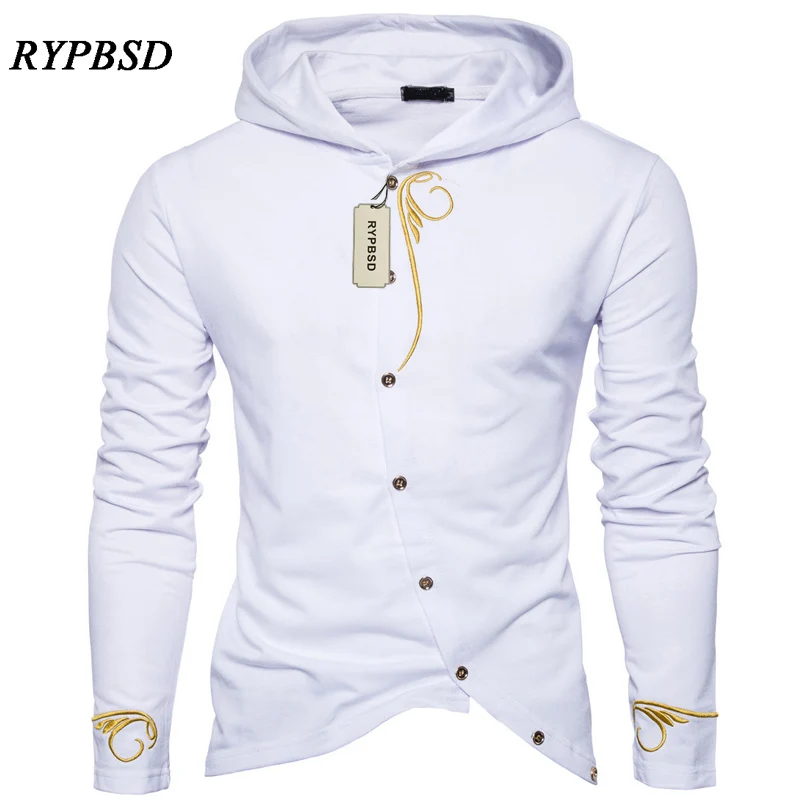 

2019 Autumn New Foreign Trade Hooded Sweatshirt Male Personality Korean Men Hoodies Hooded Slim Fit Moleton Masculino Hoodies