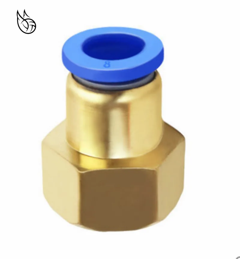 

OD 4MM 6MM 8MM 10MM 12MM Pneumatic Connector (1/8'' 1/4'' 3/8'' 1/2'') Female Thread Push In Fitting For Air Pipe Joint Adapter