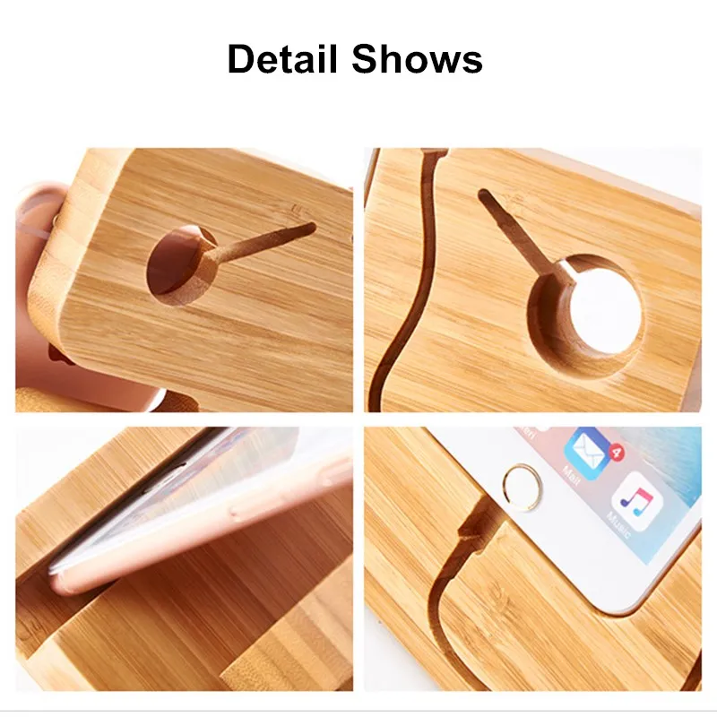 SZYSGSD деревянная подставка для телефона держатель для apple watch подставка держатель для iPhone 6 7 Plus держатель для samsung для huawei Xiaomi крепление
