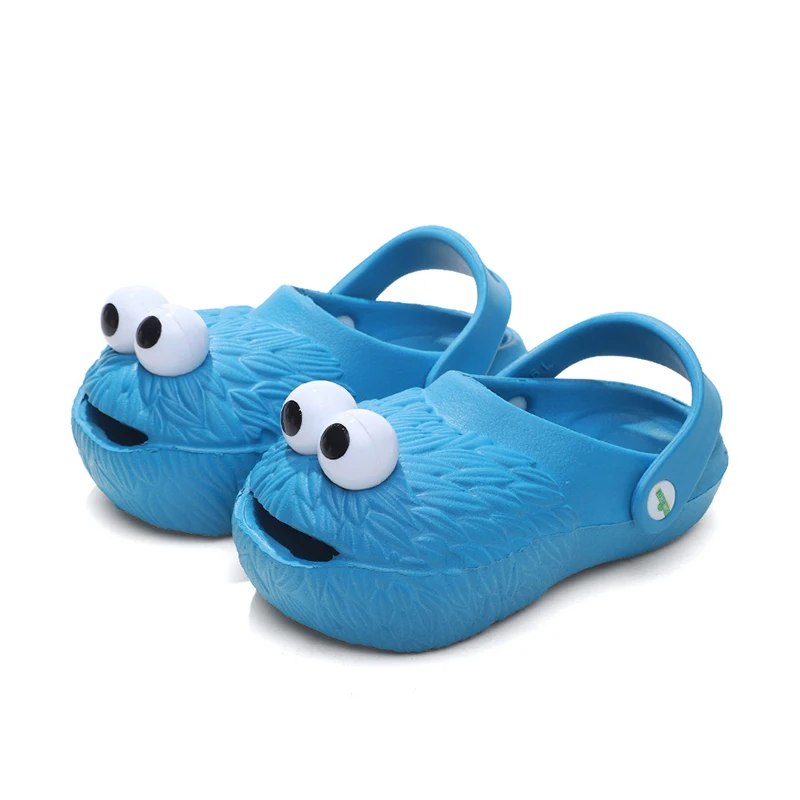 Shoes Kids Mules Clogs Summer Boys Girls Flat Sandals Cartoon Beach Croc Fit charms/Flip Flops Slippers Hollow Children Shoes
