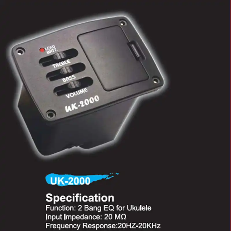 Ukulele Pickup Pick Up Tuner Equalizer Free Installation Electric Ukelele Connection Amplifier Mini Guitar Eq Uke Pick Up