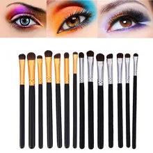 7 pcs Pro Eye Makeup Brush Set Horse Hair Eyeliner Eyeshadow Brush Eyebrow Brushes Kit Cosmetic Eye Brushes Makeup Tools