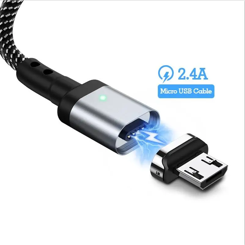 Suntaiho Магнитный кабель Micro usb Тип C для iphone Магнит зарядное устройство данных Быстрая зарядка тип-c usb C для iphone samsung huawei портативная зарядка - Цвет: 1.2M Cable Micro