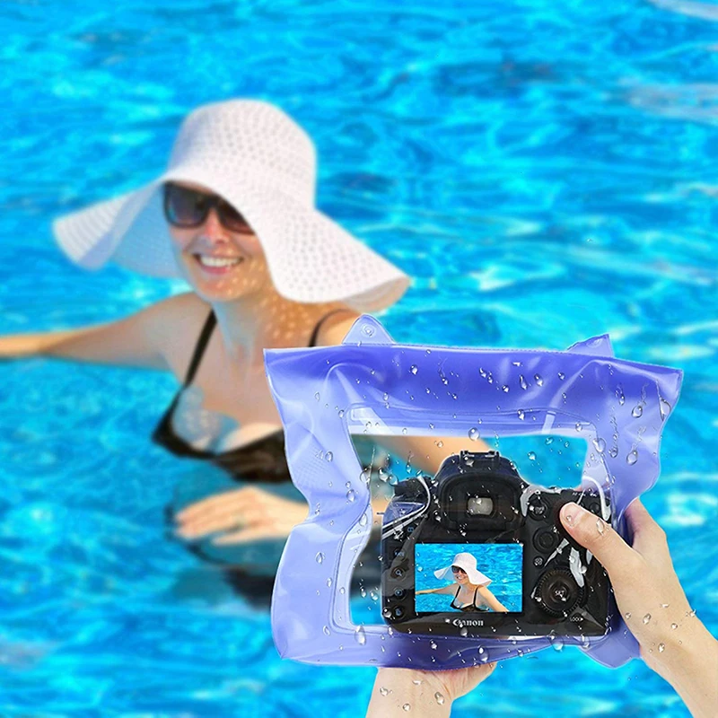 Водонепроницаемая Сумка для DSLR камеры подводная сумка корпус чехол сухая Canon