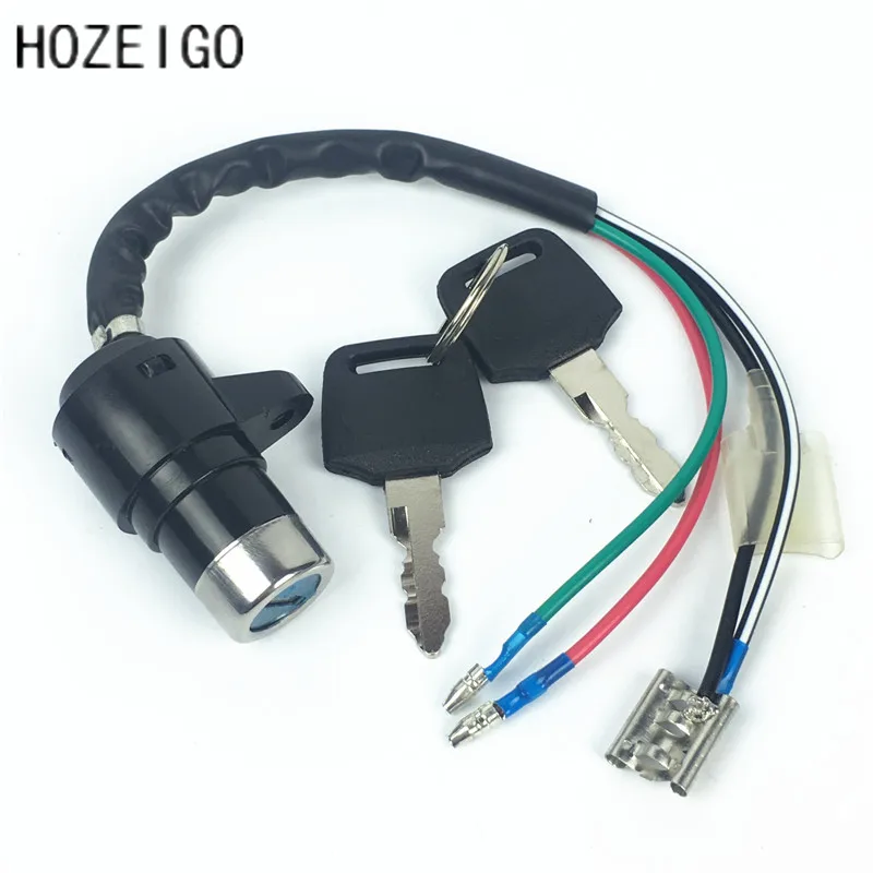 Free shipping Universal Motorcycle Ignition Switch Key in Motorcycle