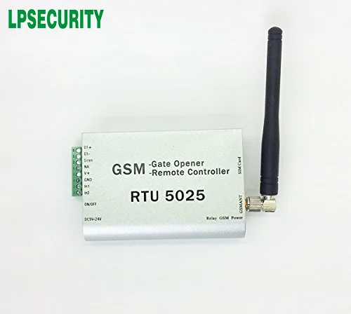 Автоматический GSM SMS контроллер доступа Модуль RTU 5025 серебряный беспроводной смарт двери/ворота открытый переключатель