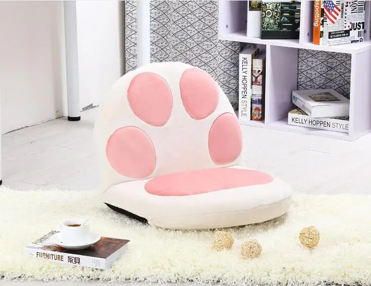 Paw Cushion Seat Foldable Floor Chair For Children Kids Furniture Modern Adjustable Portable Relax Leisure Relax Children Chair Paw Cushion Seat Foldable Floor Chair For Children Kids Furniture Modern Adjustable Portable Relax Leisure Relax Children Chair