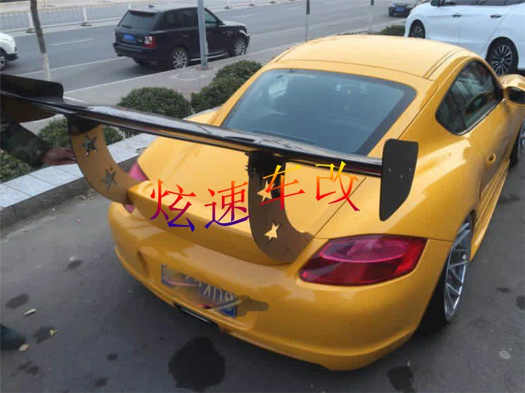 Задний спойлер из углеродного волокна для Porsche Cayman | Автомобили и мотоциклы