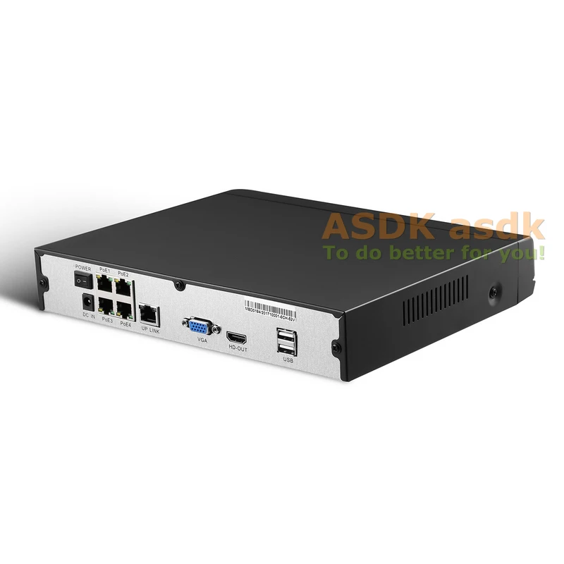 POE 4/8 канальный 1080P HD сетевой видеорегистратор 48В 802.3af стандарт HDMI CH CCTV NVR ONVIF P2P