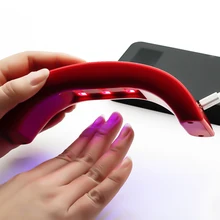 SUNmini 12 Вт УФ лампа Сушилка для ногтей Светодиодный УФ лампа для ногтей гель сушилка в форме телефона отверждения для УФ гель-лака инструменты для ногтей