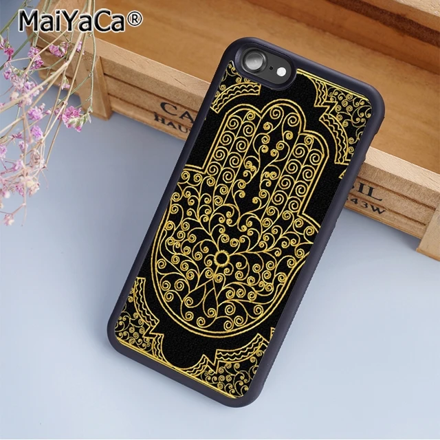 Чехол для телефона MaiYaCa Hamsa Hand of Fatima Shining iPhone 5 6 s 7 8 plus 11 pro X XR XS max Samsung S6 S7 S8 S9 S10 |