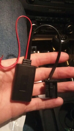 Автомобильный Bluetooth модуль AUX in аудио MP3 музыкальный адаптер 12 контактный порт для