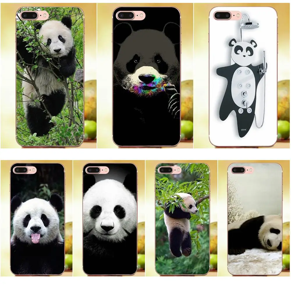 

Qdowpz TPU Cell Phone Case For Huawei G8 Honor 5C 5X 6 6X 7 8 9 Y5II Mate 9 P7 P8 P9 P10 P20 Lite Plus 2017 Panda Cute Funny