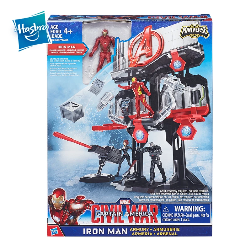Hasbro Marvel Первый мститель гражданская война министих Spielset Капитан Америка бункер