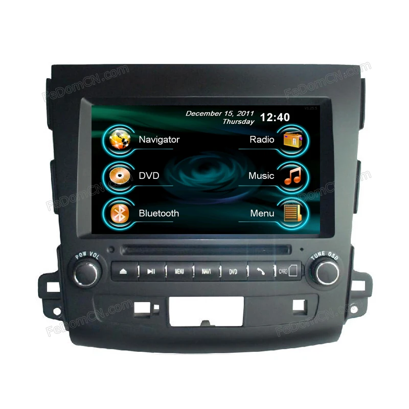 8-дюймовая автомобильная стереосистема с DVD-плеером и GPS-навигацией для Mitsubishi Outlader