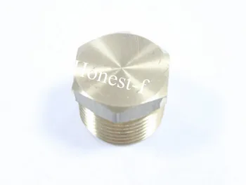 

LTWFITTING Brass Pipe Solid Hex Head Plug Fittings 1/8" Male NPT Air Fuel Water Boat