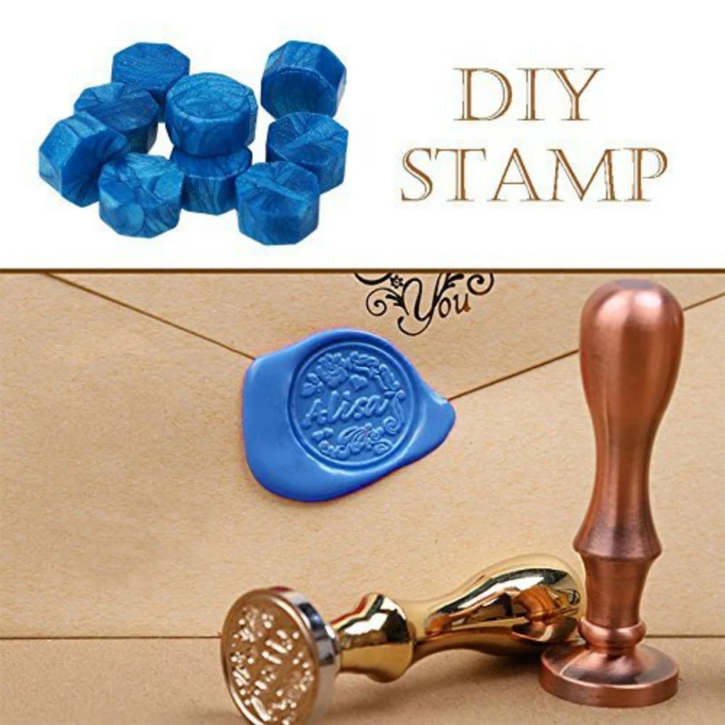 100Pcs Vintage Sealing Wax Tablet Pill Beads Envelope Wax Seal Sticks