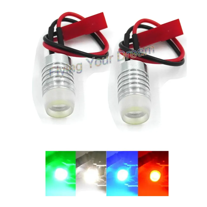 

1.5W Shell LED Super Bright Search-light/ Pilot Light for FPV RC Night Flying QAV250 210 180 2Pcs/lot