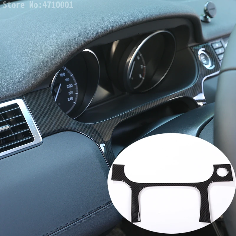 

Carbon Fiber Car Dashboard Decoration Frame Cover Trim Sticker 1pc for Land Rover Discovery Sport 2015-2017