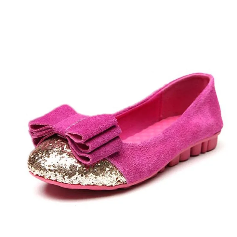 

Fashion Round Toe Slip-on Women Genuine Leather Flats Vintage Suede Cow Leather Women Moccasin Loafers Ladies Casual Ballerinas