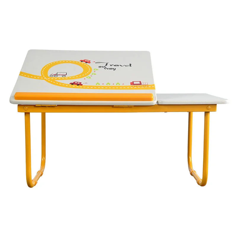 Fashion Simple Colorful Folding Laptop Table Students Studying Small Desk Playing Learning Desk Bed Table