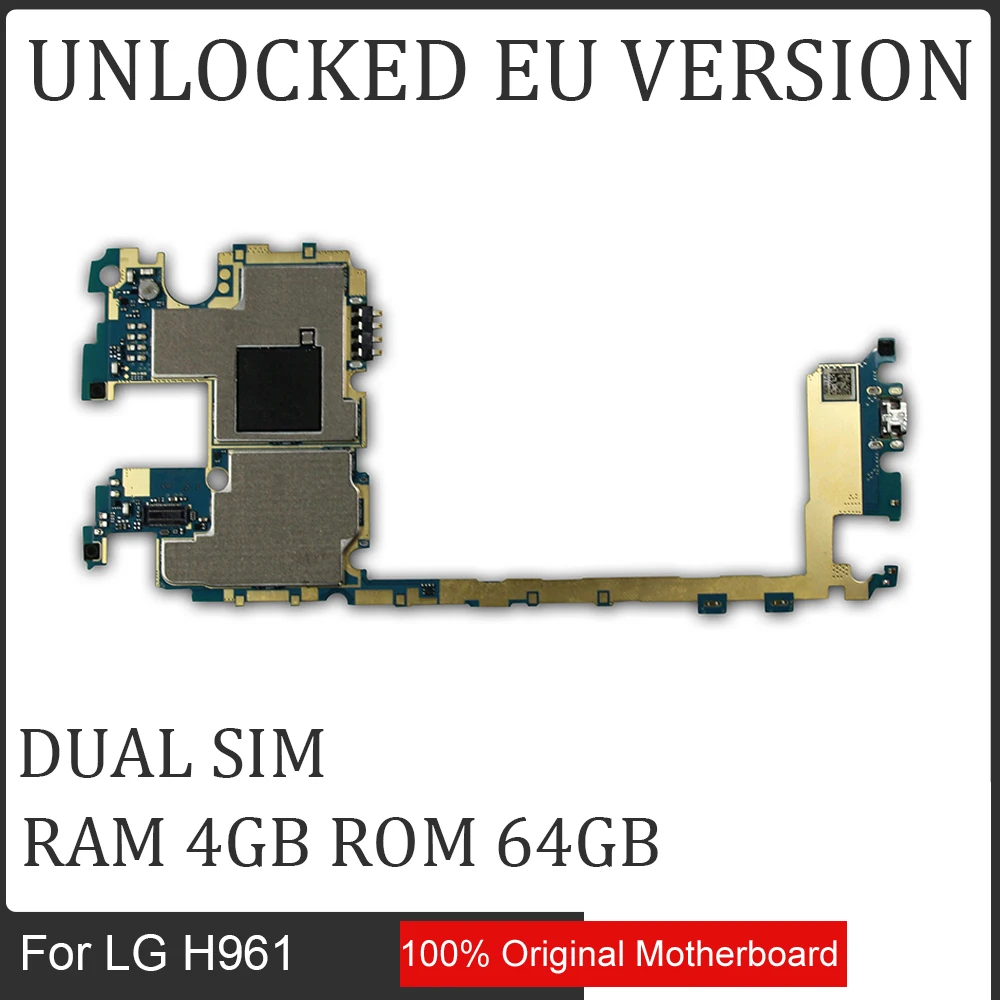 

Good working 64gb for LG V10 Motherboard 100% Original unlocked for LG V10 H961N Logic Boards with Android System